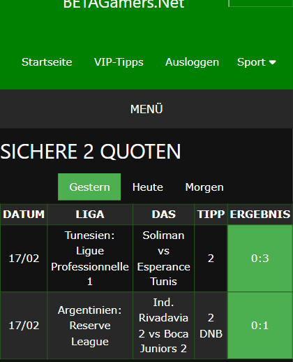 vip Wettscheine gewonnen